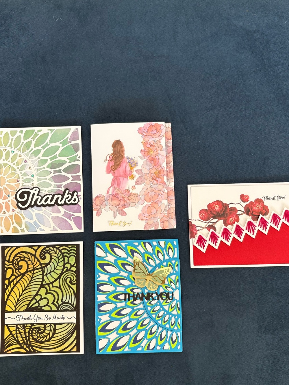 Bundle: “thank you” handmade cards